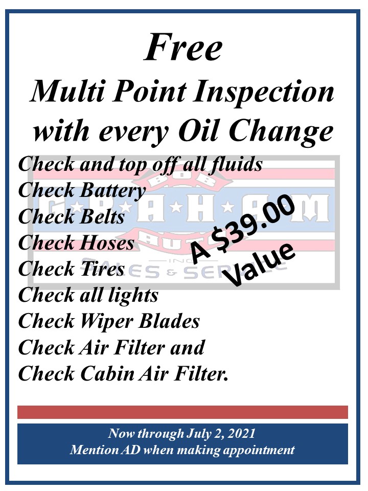 Bob Graham Auto Sales & Service Specials Bob Graham Auto Sales and